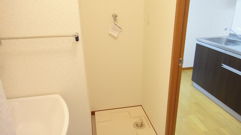 洗面設備　室内洗濯機置場