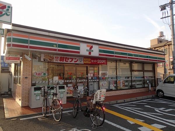 コンビニ　セブンイレブン藤井寺岡2丁目店（コンビニ）まで440m