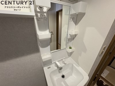 洗面設備　洗髪洗面化粧台付き♪