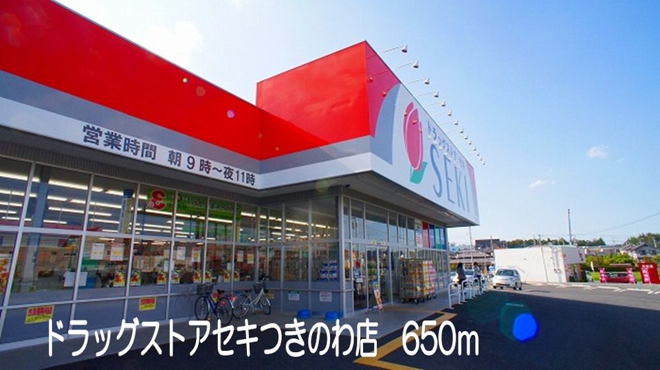 ドラックストア　ドラッグストアセキつきのわ店（ドラッグストア）まで650m