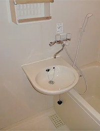 洗面設備　別タイプ部屋　参考写真です