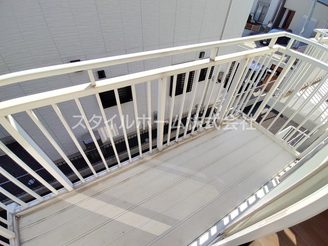 バルコニー　別部屋写真です。