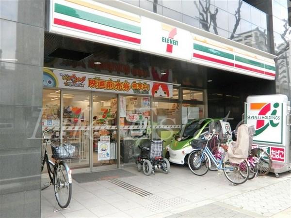 コンビニ　セブンイレブン大阪谷町6丁目店（コンビニ）まで25m