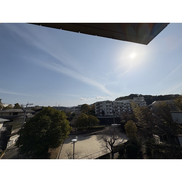 眺望　シャトレ平尾山荘通り