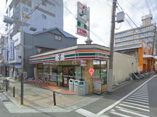 コンビニ　セブンイレブン大阪新今里4丁目店（コンビニ）まで100m