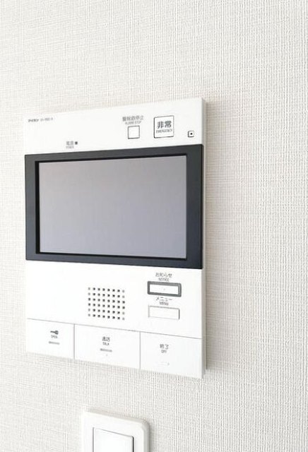 セキュリティ　モニタ付きインターホンです