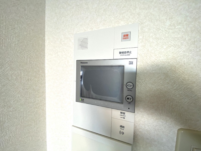 セキュリティ　安心のモニターホン♪
