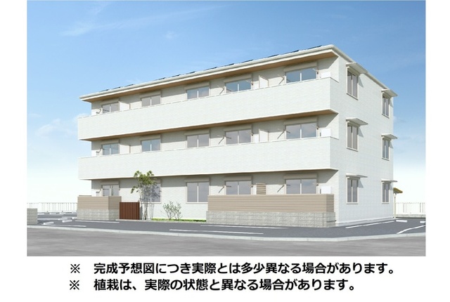 建物外観　Ｓ棟外観パース