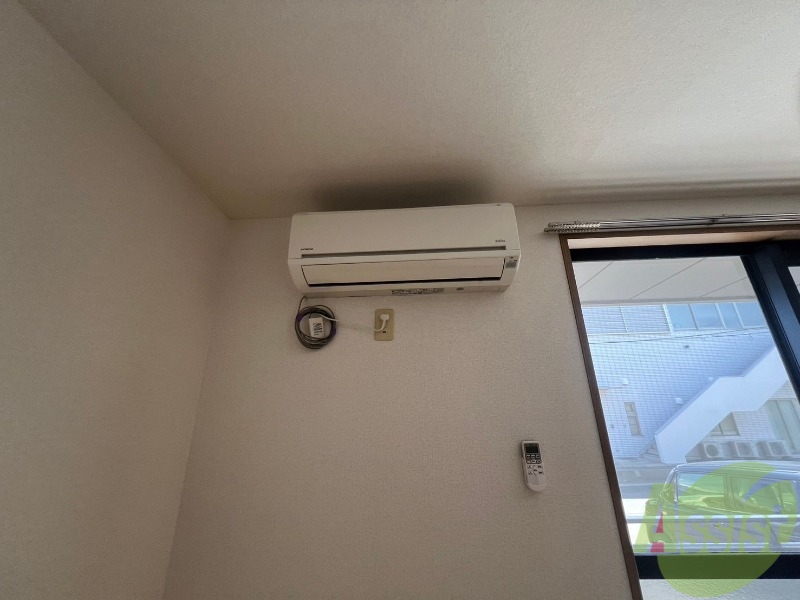 その他設備　エアコン付きで暑い夏も寒い冬も快適に過ごせます