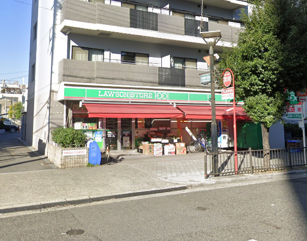 コンビニ　ローソンストア100 阿倍野丸山通店（コンビニ）まで415m