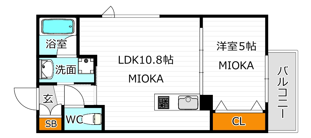 estageo北田辺の間取り写真