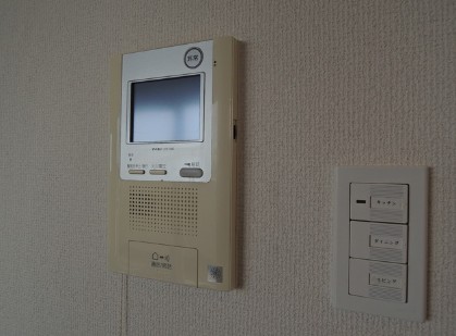 セキュリティ　☆モニター付きインターホン☆