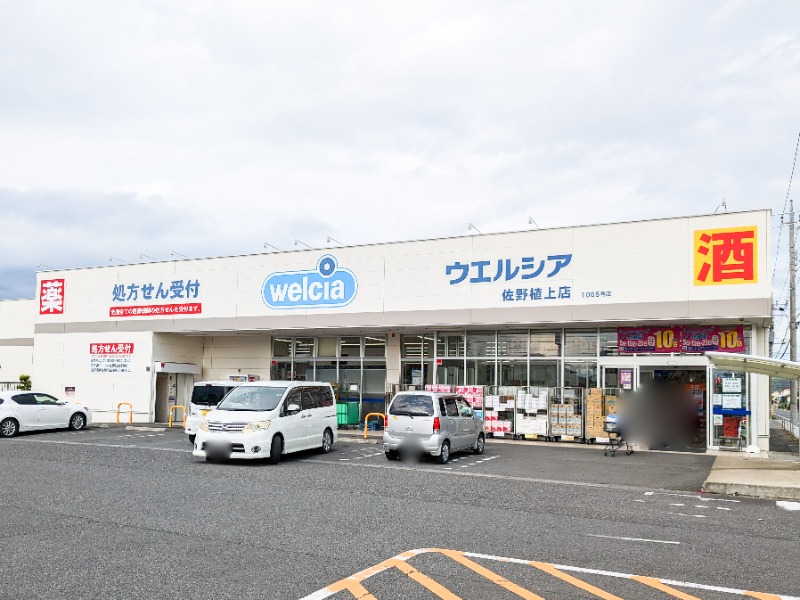ドラックストア　ウエルシア佐野植上店（ドラッグストア）まで779m