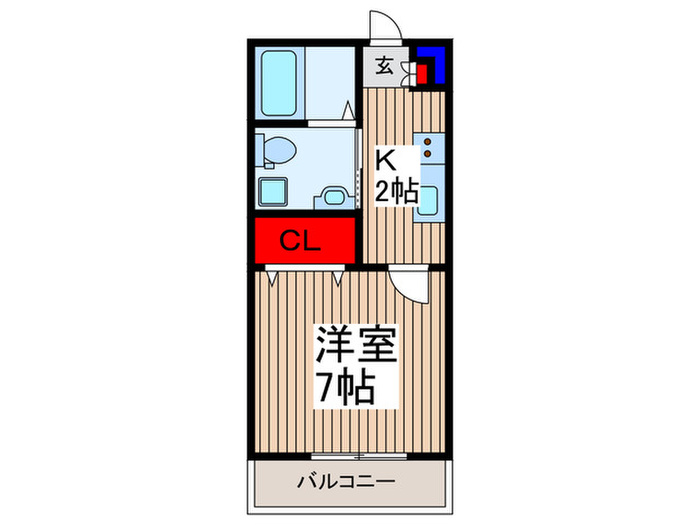 ボヌール北谷の間取り写真