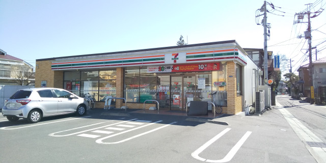 コンビニ　セブン－イレブン　川崎菅野戸呂店（コンビニ）まで500m