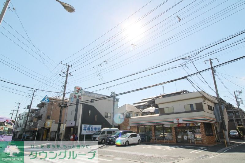 コンビニ　セブンイレブン市川大洲店（コンビニ）まで610m