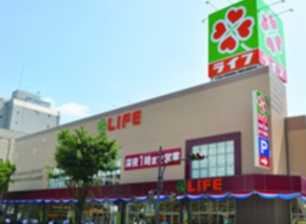スーパー　ライフ 渋谷東店（スーパー）まで586m