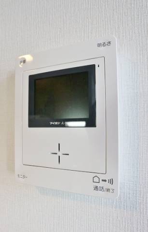 セキュリティ　TV付きモニターホンで来客確認ばっちりです