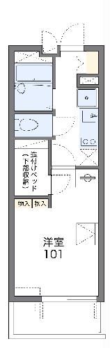 レオパレスKウッズIIの間取り写真