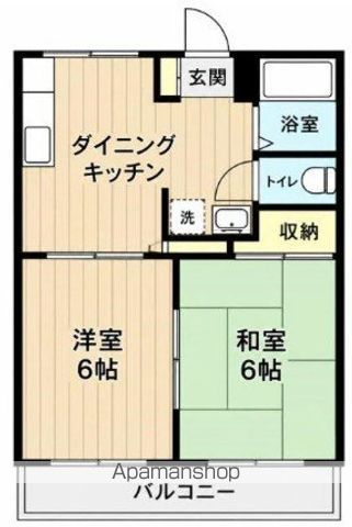 フロムセカンドの間取り写真