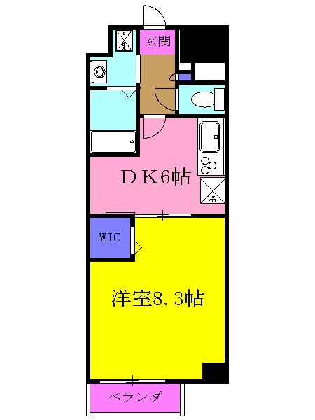 ジィクシア湘北の間取り写真