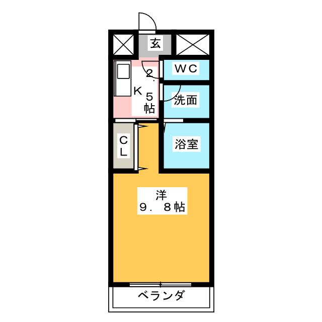 DoBoa 山城 B棟の間取り写真