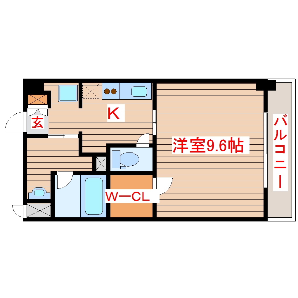 アルファ上杉の間取り写真
