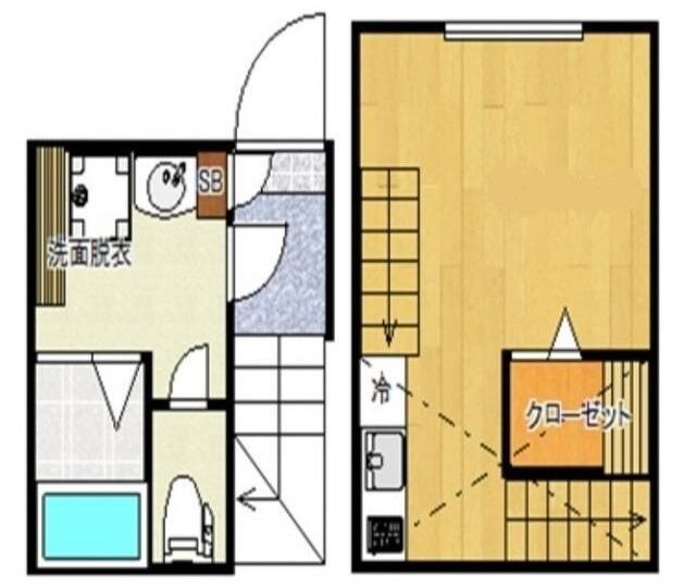 ワンルーム Apartment in Chuo-ku, Chiba, Chiba — photo 2 of 3