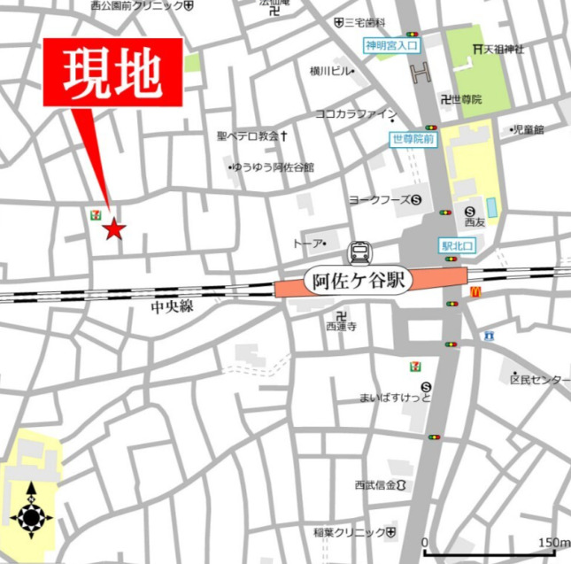 ＪＲ中央線 阿佐ケ谷駅 徒歩5分 4階建 新築の外観写真
