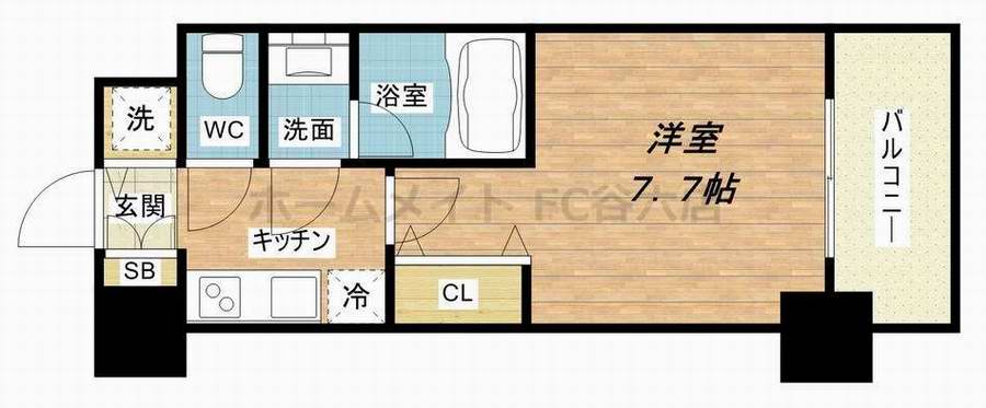 S-RESIDENCE福島Luxeの間取り写真