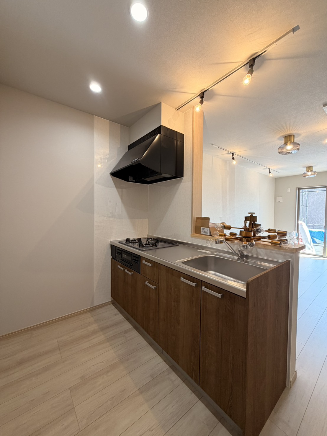 キッチン　建築中