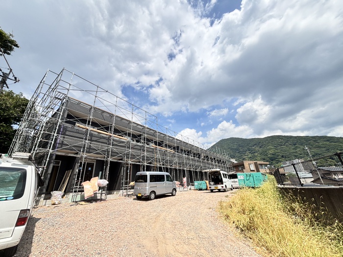 建物外観　建築中