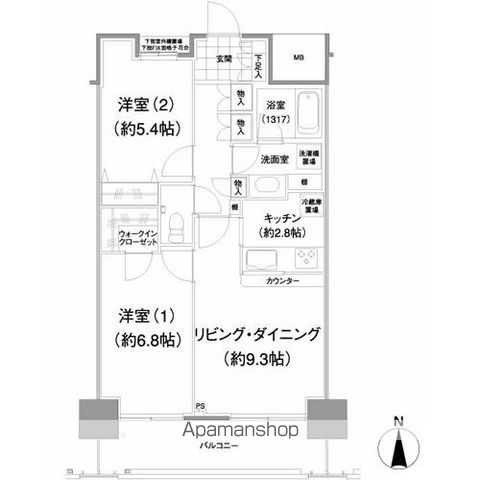 イストワールの間取り写真