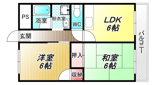 エトワールヴィル-R八尾末広町の間取り写真