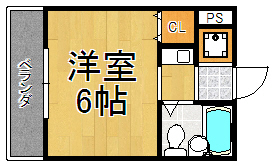 中村鶴翔ビル5の間取り写真