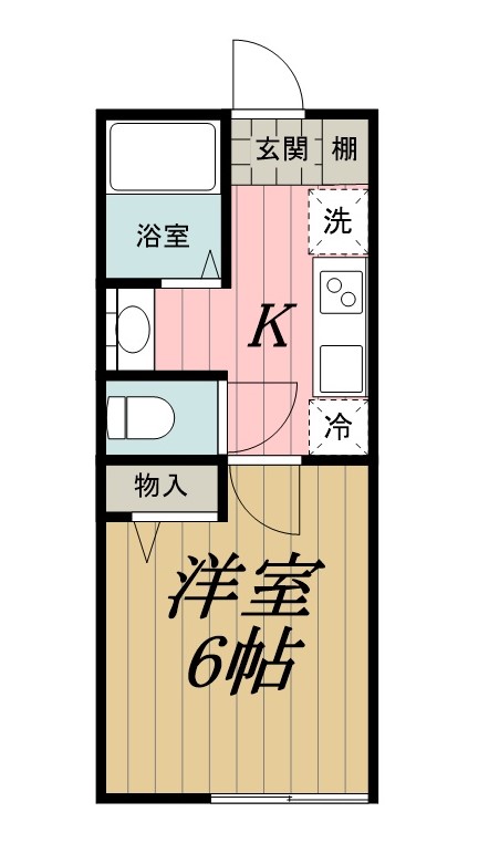 ＪＲ総武線 西千葉駅 徒歩9分 2階建 築11年の間取り写真