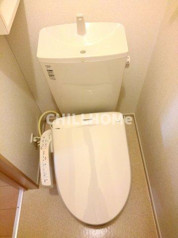 上信電鉄 佐野のわたし駅 徒歩8分 2階建 築13年のトイレ写真
