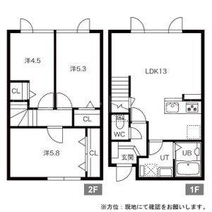 レトア福住Iの間取り写真