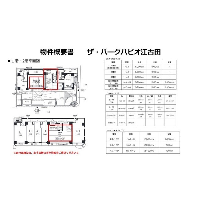 その他　物件概要