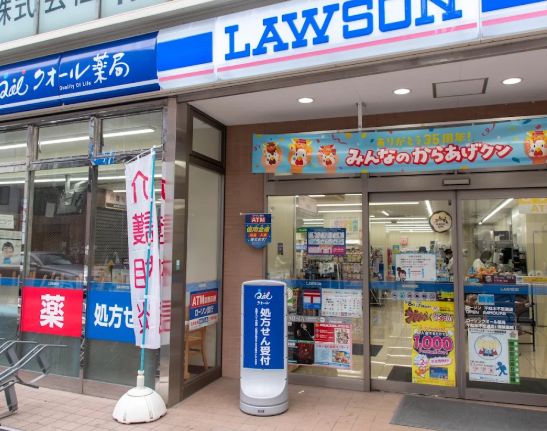 コンビニ　ローソン 千駄木不忍通店（コンビニ）まで340m