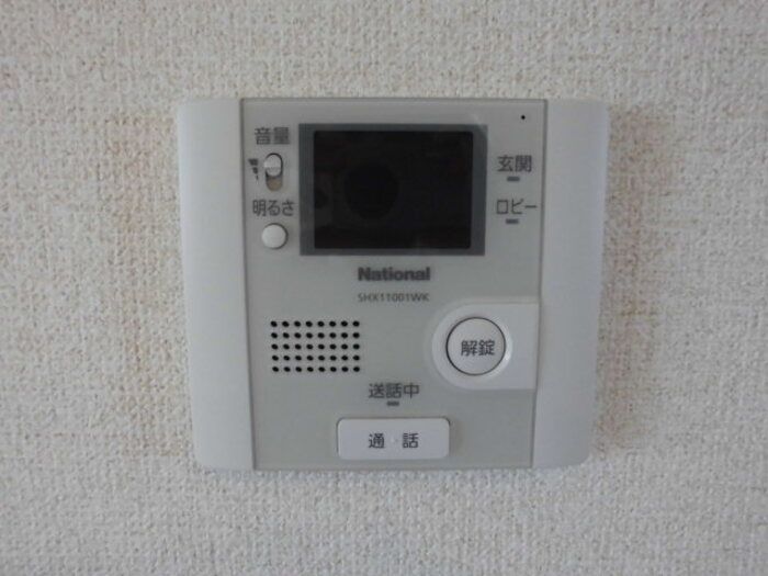 セキュリティ　モニタ付インターホンです。