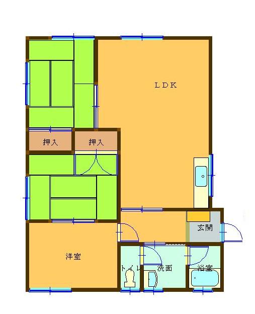 ヴァンヴェールIIの間取り