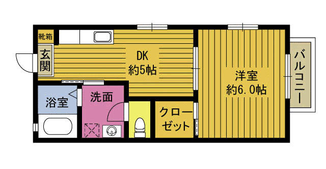 メゾンボヌールの間取り