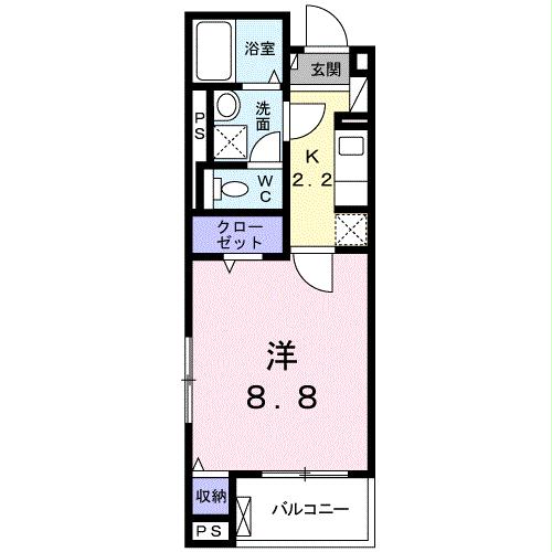 木更津市清見台東のマンションの間取り