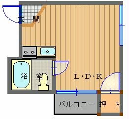 シェソワ91の間取り