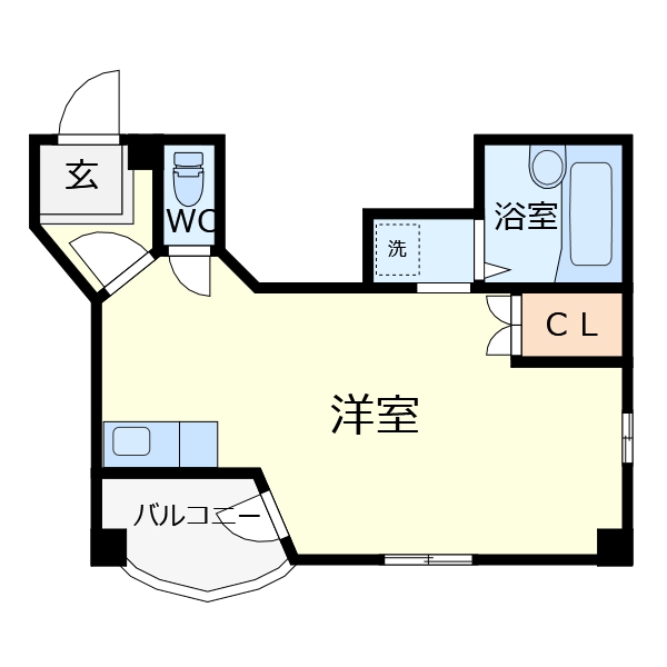 アビタ小橋の間取り