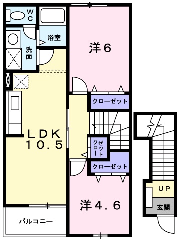 サンパティオＯ．Ｇ．Ｍ３の間取り