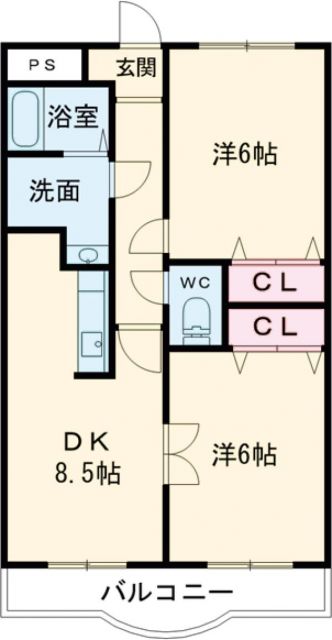 フォレストヒルズヤサカの間取り