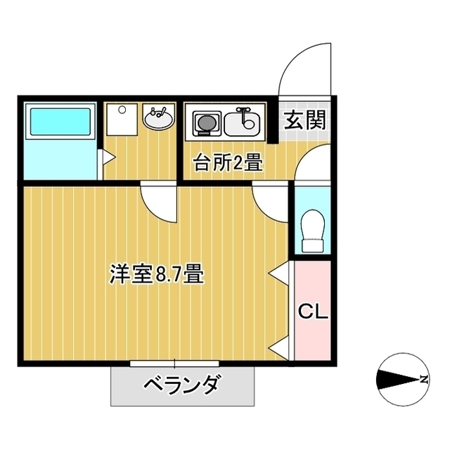 ヴェルピア河辺の間取り