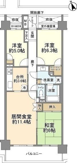 パセオ・ＴＯＫＹＯイーストの間取り